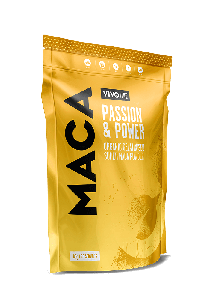 Vivo Life Gelatinised Maca Powder 80g / 80 servings | Balance Hormones | Boost Energy | Improve Mood (125gr)